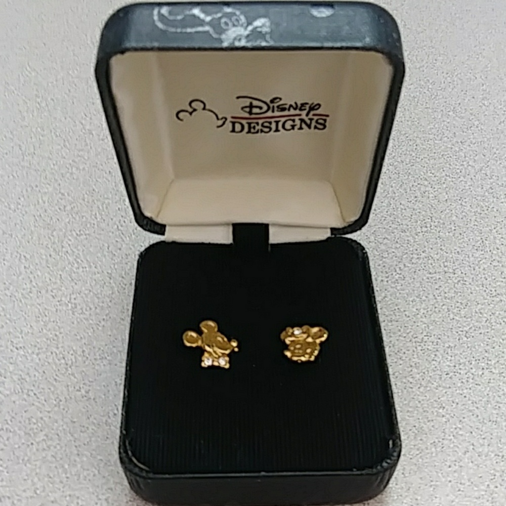 Vintage Mickey & Minnie earrings